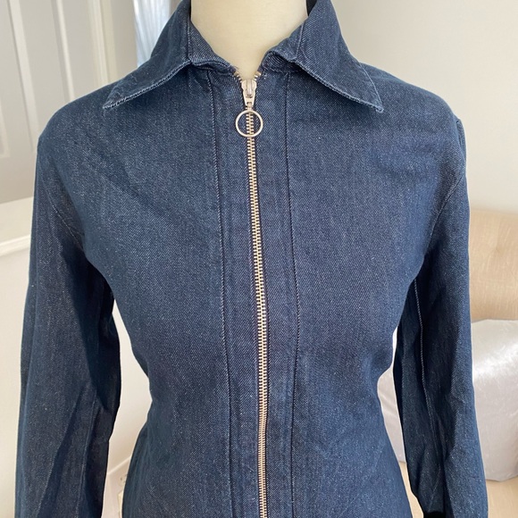 ZARA JUNIO’S DARK DENIM DRESS SIZE S - Picture 9 of 15